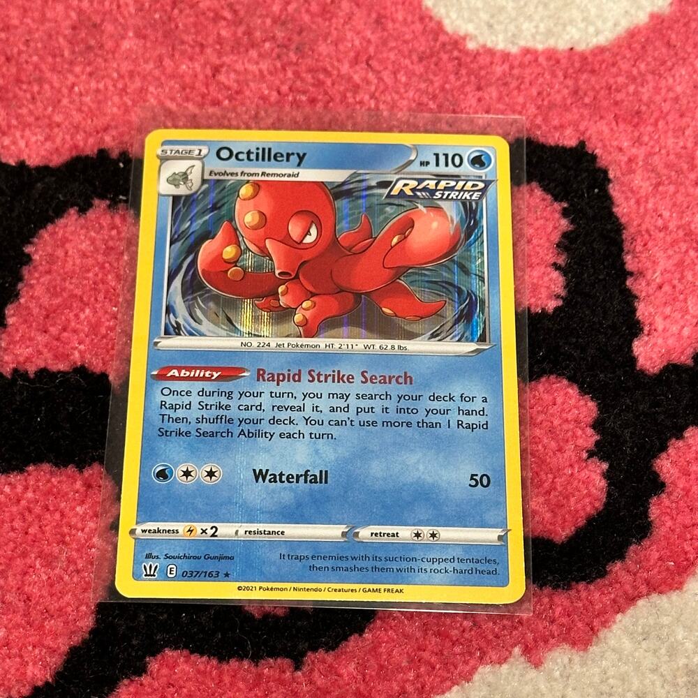 Octillery #37 – Pokémon Battle Styles [Holo] – As Pictured